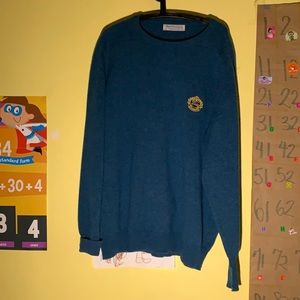 Vintage Burberrys Made in England Lambswool Sweater